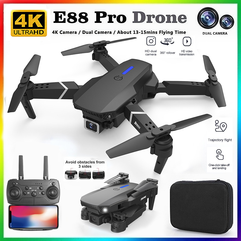 Drone Surveying - 2026 NOWY E88 Profesjonalny Dron RC