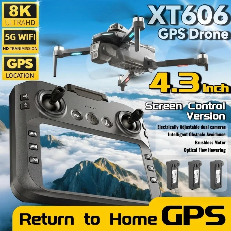 Drone Mapping - Najlepsza Oferta: Dron XT606 MAX GPS