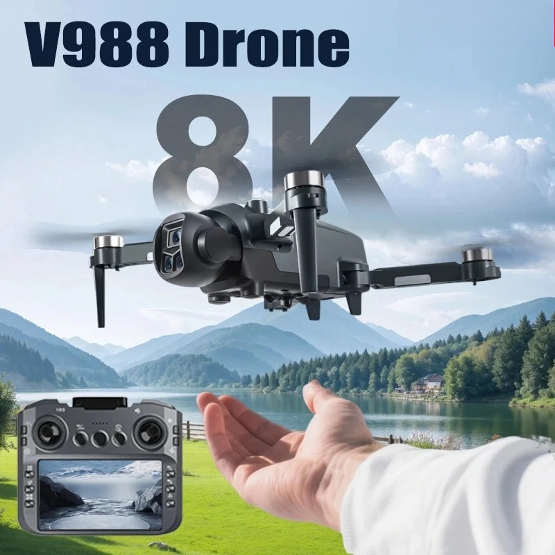Oryginalny dron V988 8K HD z p – Drone Surveying recenzja i cena